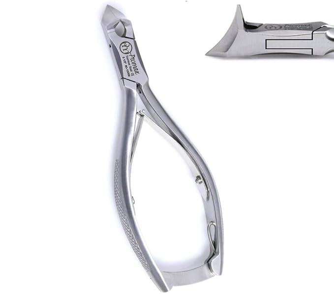 ProMax Toenail Nipper/Clippers-Thick ToeNail Nipper-Ingrown ToeNail Nippers-Ergonomic Handle Style Concave Jaw/Moon Shape Jaw Sharp Blades M- of High Grade Surgical Stainless Steel-5.5"-80-10059
