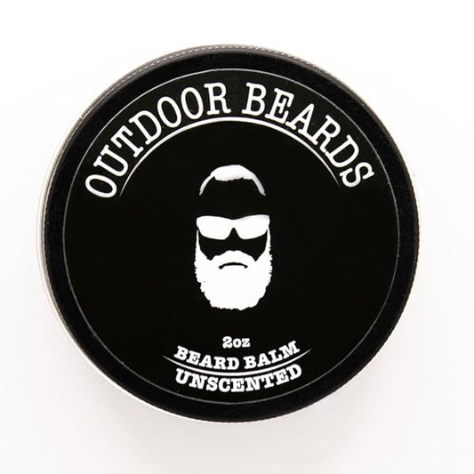 Beard Balm | 2 oz Cleansing Balm for Beards Short or Long | Beard Conditioner for Men | Essential Moisturizer for Every Man's Beard | Leave Hair and Skin Healthy (Unscented)