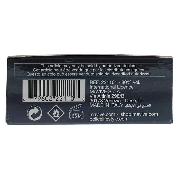 Police Deep Blue - Men's Fragrance - Refreshing Scent With Notes of Bergamot, Black Pepper, Orange Blossom, Nutmeg and Vanilla - 3.4 Oz EDT Spray