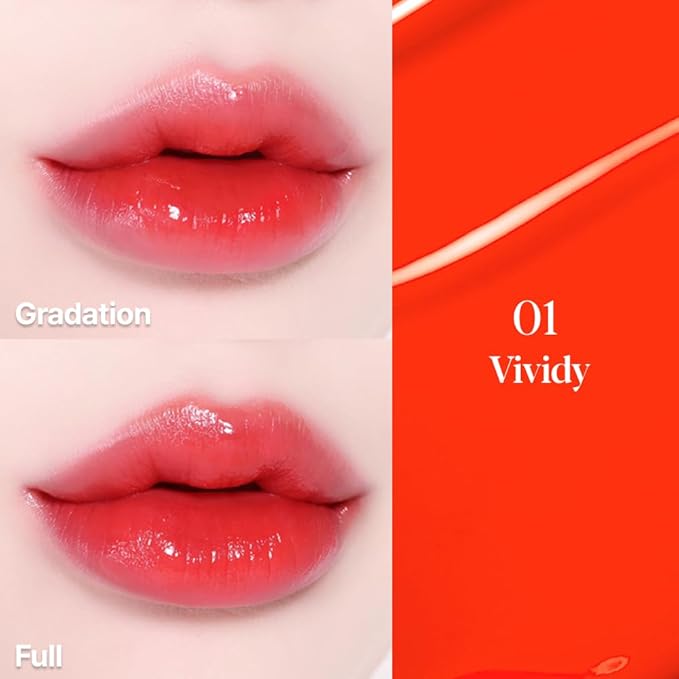 Espoir Lipstick Nowear Balming Glow #1 Vividy 0.1oz | Lightweight Moisturizing Lip | Long-Lasting Vibrant Color | Non-Sticky Softness for Chapped Lip Balm | Vegan Cruelty-Free | Korean Lip Makeup