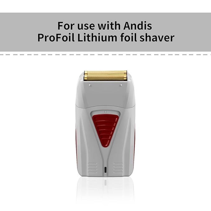Pro Shaver Replacement Foil and Cutters Compatible with Andis ProFoil Lithium foil Shaver, Golden