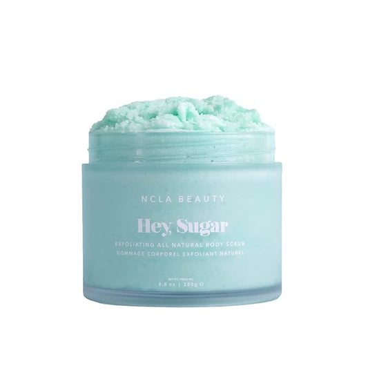 NCLA - Hey, Sugar Body Scrub | Smooth, Exfoliate, Hydrate Skin | Shea, Mango + Cocoa Butters | Vegan, Cruelty-Free, Clean Skincare (Amalfi Coast; 250g | 8.8 oz)