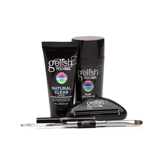 Gelish PolyGel® Brand Nail Enhancement Trial Kit – Lightweight, Strong, Odor-Free Hybrid Nail Enhancement, No Airborne Dust, Fast Application for Professional Salon Use (PolyGel Trial Kit)