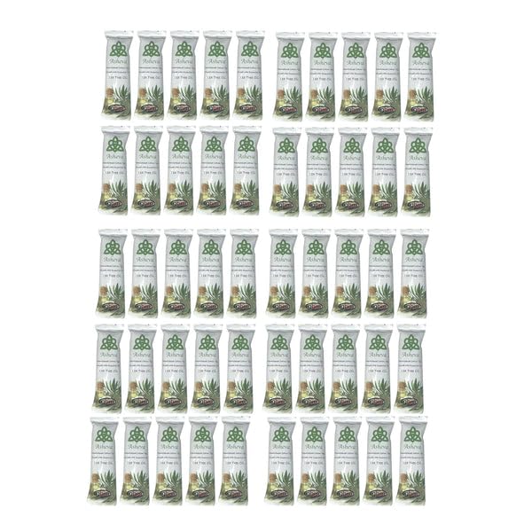 Asheva 8" x 9" Individually Wrapped Oshibori Disposable Towels - Luxurious Moist Cotton Hot/Cold Refreshment Towel - Lavender, Lemon, or Tea Tree Scents - Perfect for Spa, Travel, Dining & Events