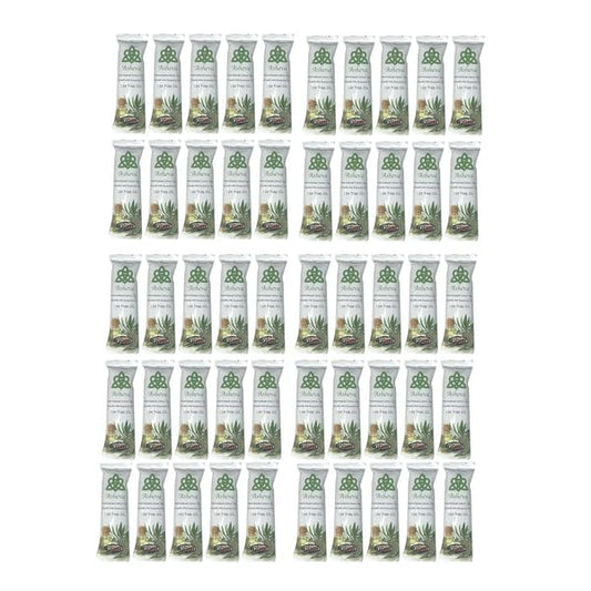 Asheva 8" x 9" Individually Wrapped Oshibori Disposable Towels - Luxurious Moist Cotton Hot/Cold Refreshment Towel - Lavender, Lemon, or Tea Tree Scents - Perfect for Spa, Travel, Dining & Events