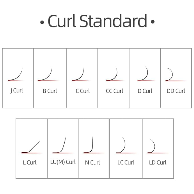 NAGARAKU Eyelash Extensions Individual Lashes 0.05 CC curl 7-15mm Mix Tray Classic Matte Black Soft Natural Faux Mink 16 rows