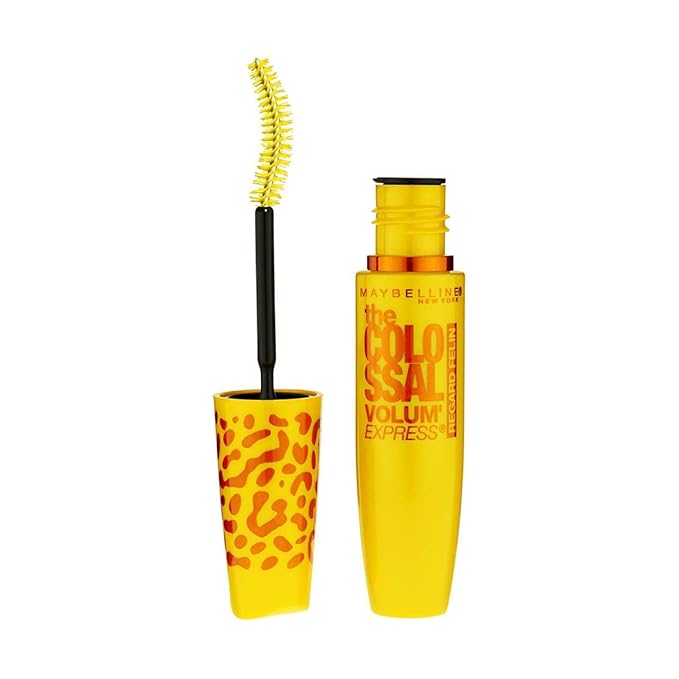 Maybelline Volum' Express The Falsies Colossal Cat Eyes Washable Mascara, Glam Black [233], 0.31 oz (Pack of 6)