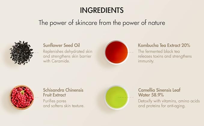 Dr.Ceuracle Vegan Kombucha Cream Essence Toner - Korean Skincare Hydrating Milky Toner with Kombucha Tea Extract, Centella Asiatica, Ceramide (150 ml / 5.07 fl. oz.)