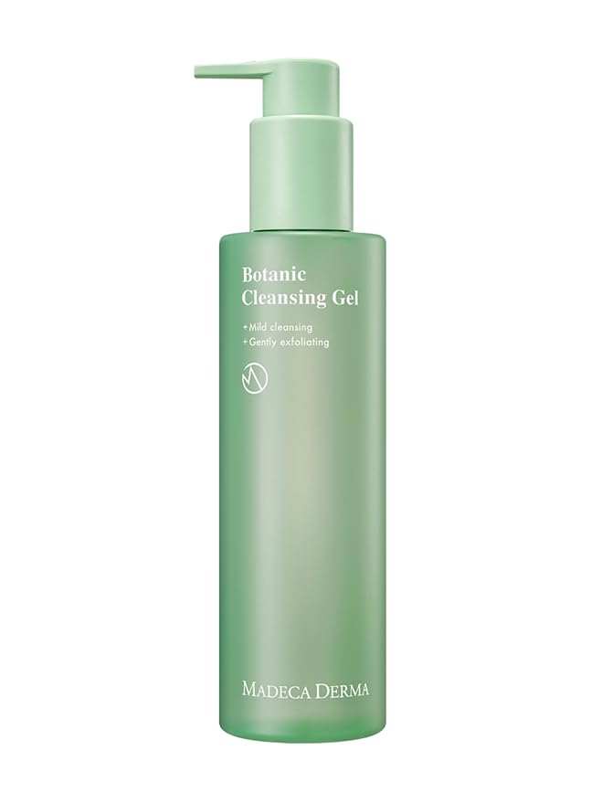 Madeca DERMA Botanic Cleansing Gel – pH Balancing Cleanser with Centella Asiatica & Tea Tree, Korean Skincare, Soothing & Calming with Natural, Hypoallergenic Ingredients (8.3 fl oz)