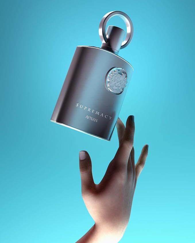 Afnan Supremacy Silver Eau de Parfum for Men, 3.4 Fl. Oz