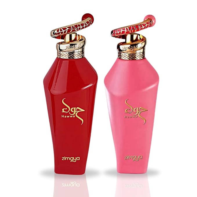 Hawwa Red & Hawwa Pink - EDP Spray 100ML (3.4 OZ) Long Lasting, Fresh, Floral Bouquet Of Sensation. (Value Pack)