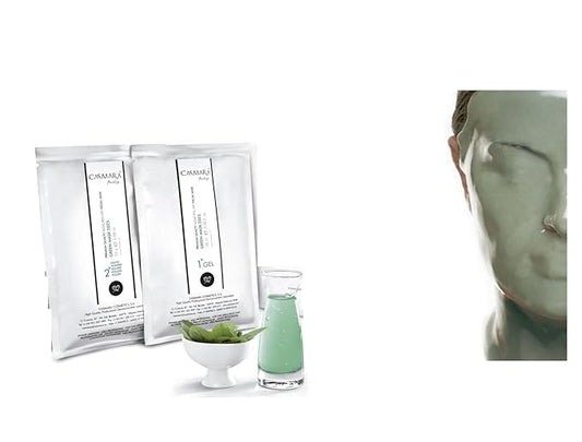 Casmara Premium Quality Algae Peel Off Facial Masks 4.26 Ounce/mask Gel(3.38 Oz)/Mask Powder(0.88 Oz) (green)