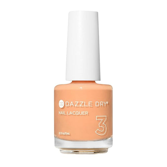 Dazzle Dry Nail Lacquer (Step 3) - Creamsicle Sorbet - A refreshing cantaloupe melon. Semi-sheer cream. (0.5 fl oz)