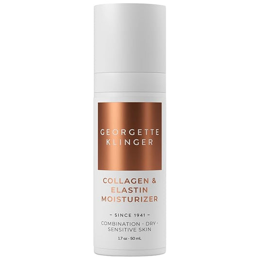 Georgette Klinger Collagen Elastin Moisturizer - Visibly Minimize Fine Lines And Wrinkles, Providing Hydration, Anti-Aging, Improves Tone, Tightness, and Elasticity - 1.7 oz