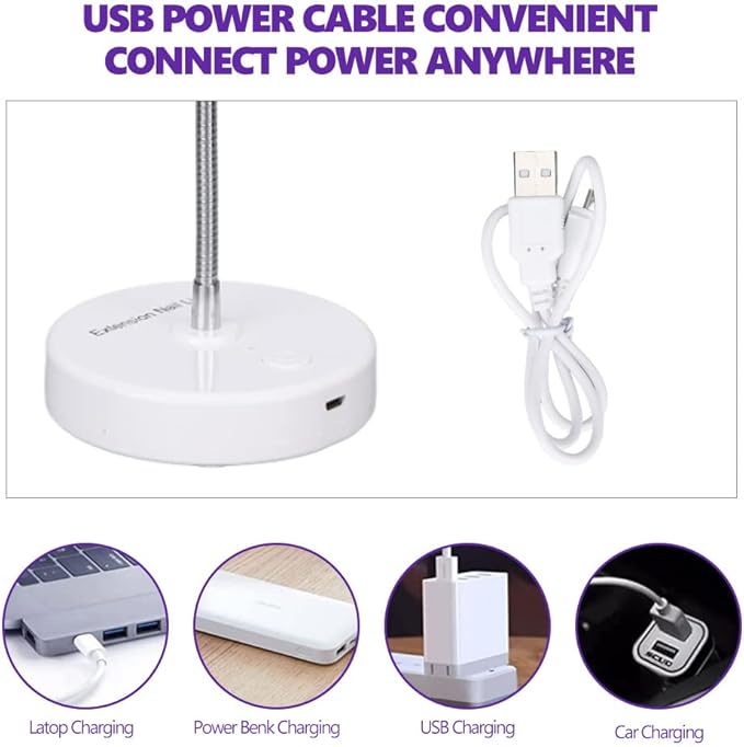 Gel Polish Dryer, Professional Quick Drying Nail Curing Machine, Adjustable Angle and Anti Scratch, for Home and Salon