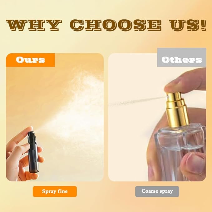 8ml Perfume Atomizer Travel Refillable,Mini Cologne Dispenser, Bottom-Filling Fragrances Perfumes Bottle,Portable Sprayer Pocket Size for Women Men Cruise Car Trip Gift 3pcs (Gold-Pink-Silver)