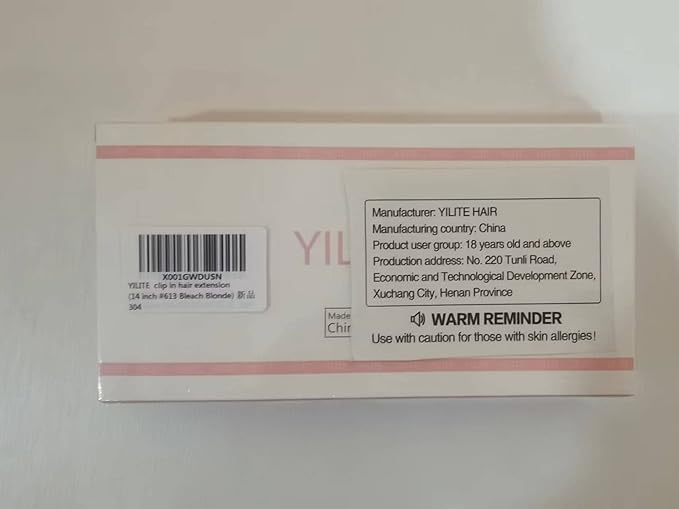 YILITE Clip-in Hair Extensions - Real Human Hair, Bleach Blonde, 110Gram, 8Pcs, 18 Clip, Full Head, Double Weft, Invisible, Straight Remy Hair, 14inches (#613 Bleach Blonde)