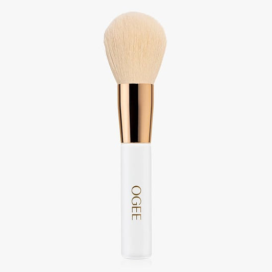 Ogee Powder Brush - Professional Quality Makeup Brush - Ultra-Soft Powder Setting Brush with Vegan Fibers for Flawless Application