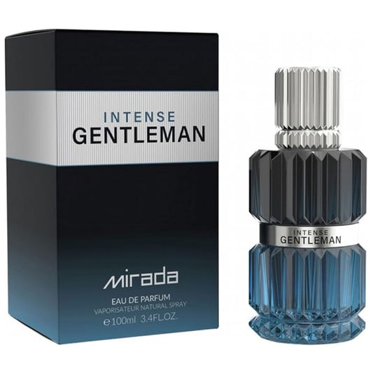 Gentleman Intense, Men's Eau de Parfum (EDP) 3.4 FL. Oz (100ml), Men’s Perfume with Notes of Bergamot, Lemon, Ginger, Lavender, Mint, Apple, Juniper, Cardamom, Geranium, Vanilla, Tonka Bean
