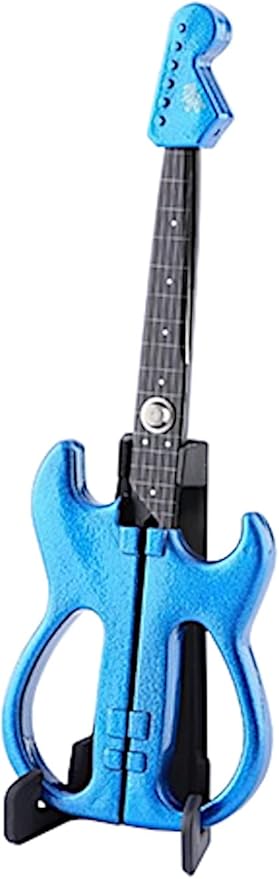 Cutlery Guitar Scissors SekiSound Metallic Blue with a stand (Gift Box Included) Hobby Tool SS-35MB