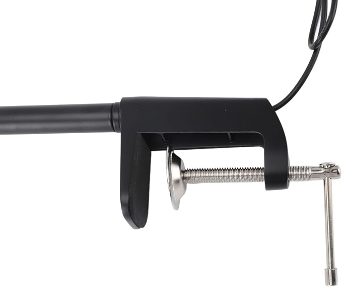 Portable LED Lash Light With Clamp and Foot Pedal for Eyelash Tech - Gel Curing Lamp and Nails Eyelash Dryer