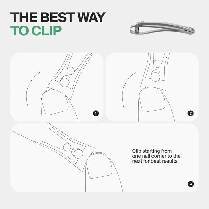 GERMANIKURE Professional Nail Clipper - FINOX Surgical Stainless Steel Manicure and Pedicure Tools in Leather Case- Ethically Made in Solingen Germany - Travel Size Nail Care