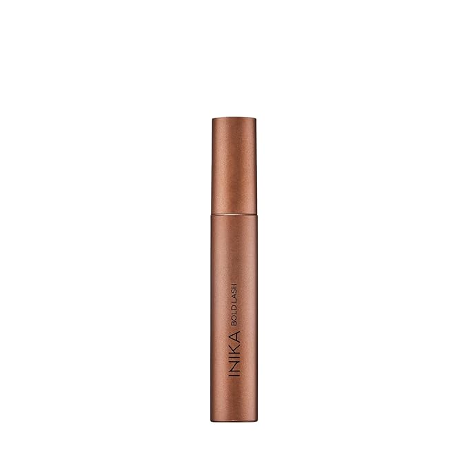 INIKA Organic Bold Lash Mascara, Vegan and Non-Toxic, Amplifies Lashes for Volume and Length, with Conditioning Natural Ingredients and Pure Mineral Pigments, Cruelty-Free, 0.43 fl oz / 13ml BLACK