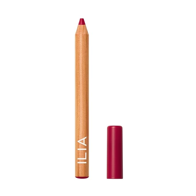 ILIA - Lip Sketch Hydrating Crayon | Non-Toxic, Cruelty-Free, Hyaluronic Acid, Hydrating + Long Lasting, Crease-Resistant, Demi-Matte (Night Bloom)