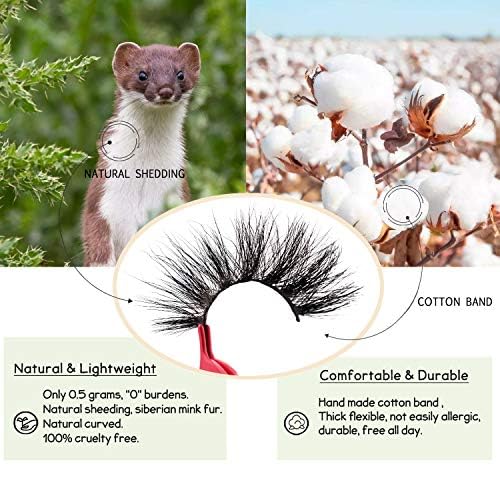 GOO GOO Mink Eyelashes, Daily Type 3D Mink Eyelashes 16mm to 20mm 10 Styles Multipack Natural Layered Effect, Hand Made Strips Fake Eyelashes 100% Real Siberian Luxury Reusable False Eyelashes