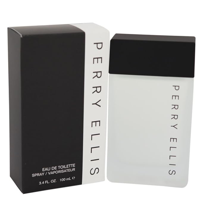 Perry Ellis for Men, 3.4 fl oz Eau de Toilette, fresh, clean, aromatic, woody, citrus, lavender, vanilla, verbena, juniper berries, geranium, rosemary, amber, oak moss, sandalwood, vibrant, cool