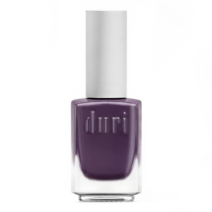 duri Nail Polish, 738 Scorpio, Purple Plum, Full Coverage, Glossy Finish, Fast Drying, 0.45 Fl Oz