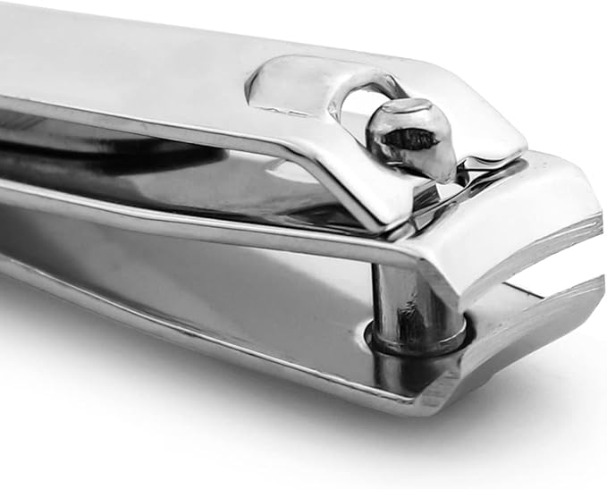 Thickened Stainless Steel Nail Clippers with Nail File, Nail Clippers Bulk,Bulk Nail Clippers for Homeless Individually Wrapped, for Homeless,Shelter, Air Bnb, Hotel 2.7inches (50 PCS)