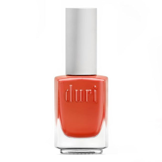 duri 90 Tangerine Peel Nail Polish, Orange Color, Glossy Finish, Full Coverage Finish, Lasting, Quick Dryng, 0.45 Fl Oz
