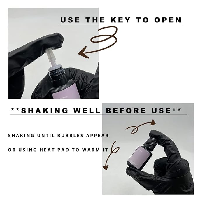 FAVAI 6 Colors Airbrush Gel Nail Polish Kit Air Gel Set Glitter Collection 6 * 15ml