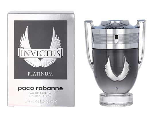 Invictus Platinum by Paco Rabanne for Men 1.7 oz Eau de Parfum Spray