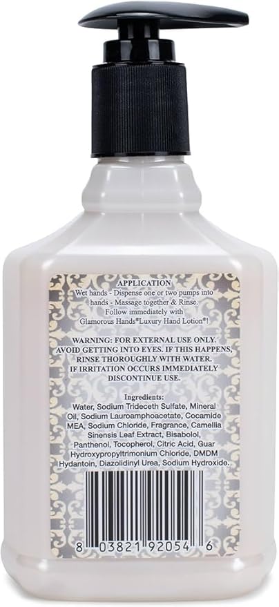 Worldwide Nutrition Bundle: Tyler`s Tyler Scent Glamorous Hand Wash - Scented Pump Bottles for Luxury Skin Care - 1 Pack, 8 Oz Moisturizing Hand Wash Soap with Multi-Purpose Key Chai