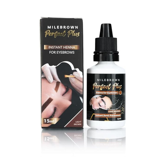 Eyebrow Henna, for natural-looking coloring, 15 ml (Light brown)