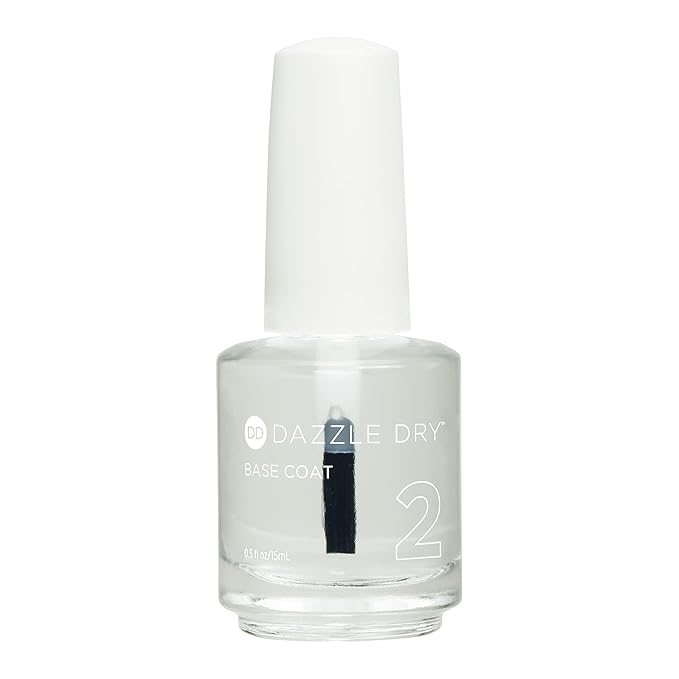 Dazzle Dry Step 2 - Base Coat + Step 4 - Top Coat (0.5 oz /15 mL each)