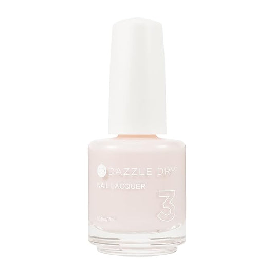 Dazzle Dry Nail Lacquer (Step 3) - Touch of Love - A semi-sheer pale chalky pink. (0.5 fl oz)