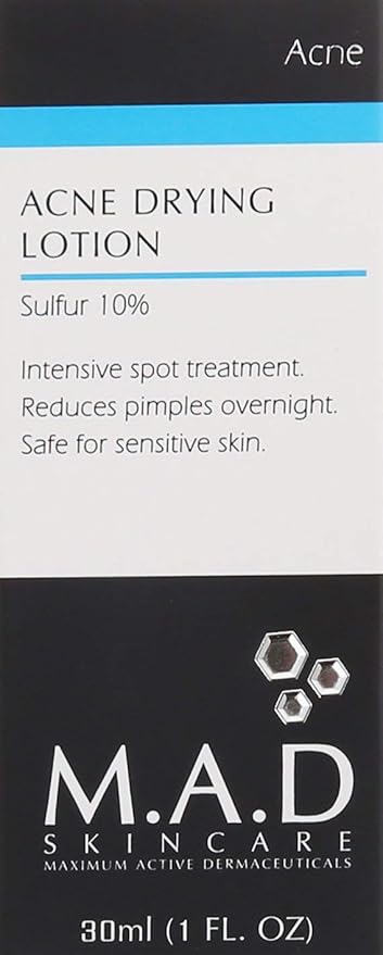 M.A.D Skincare Acne Drying Lotion - Intensive Overnight Spot Treatment