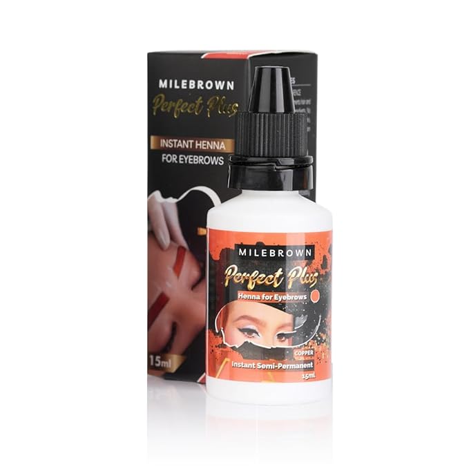 Eyebrow Henna, for natural-looking coloring, 15 ml (Copper)