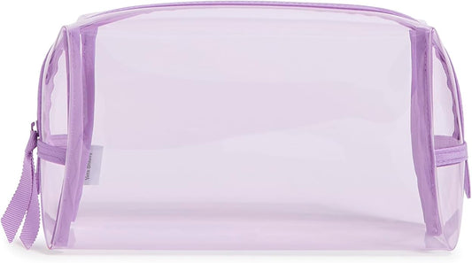 Vera Bradley Women's Clear Medium Cosmetic Makeup Organizer Bag