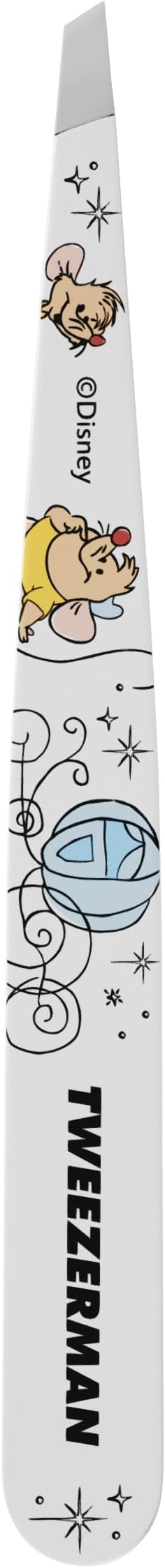 Tweezerman Cinderella Slant Tweezer - Eyebrow Tweezers for Women and Men