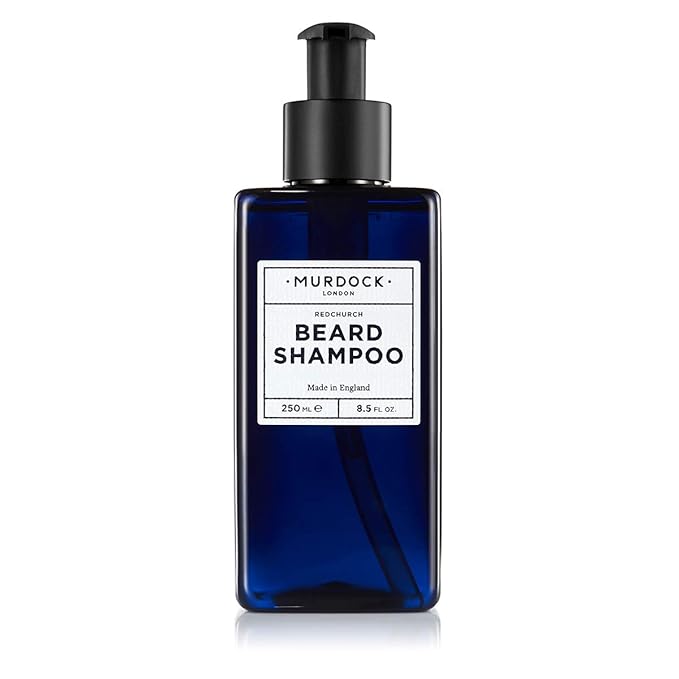 Murdock London Beard Shampoo with Natural Oils - Sulphate Free Shampoo Protects and Soothes Skin & Hair - 8.5 oz