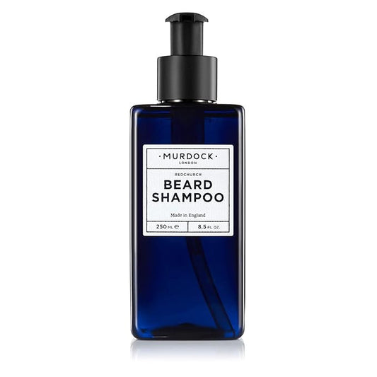 Murdock London Beard Shampoo with Natural Oils - Sulphate Free Shampoo Protects and Soothes Skin & Hair - 8.5 oz