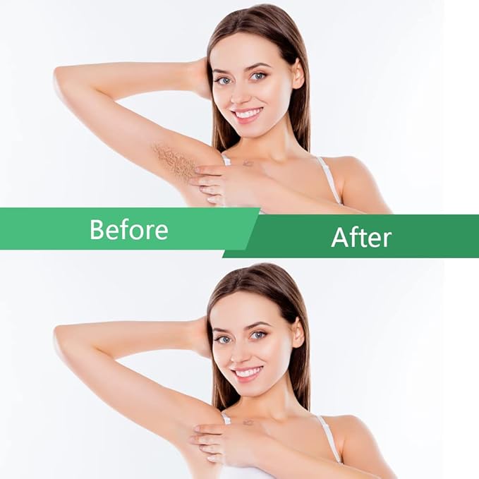 Bestidy Hard Wax Beads for Hair Removal - 1000g Waxing Beans for All Body and Bikini Areas (Green)