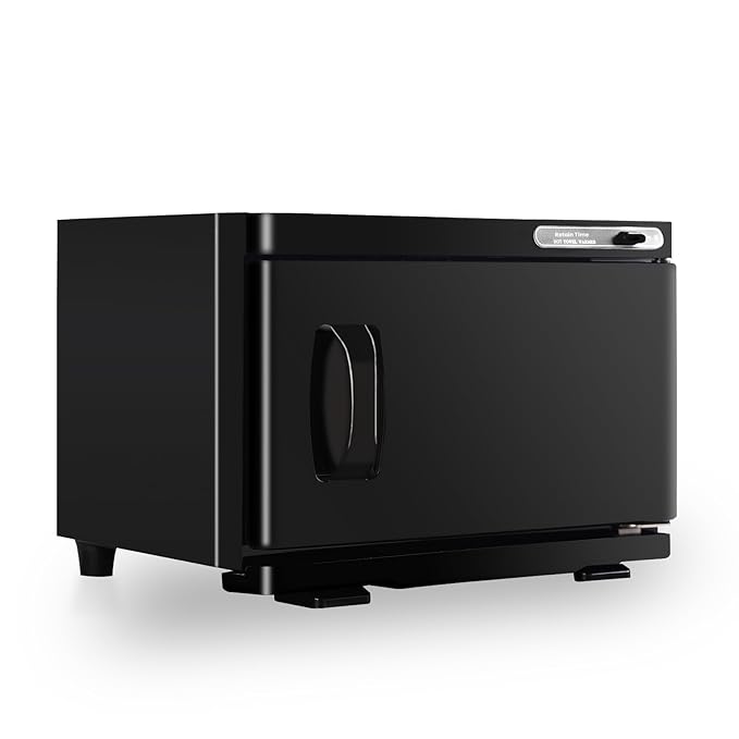 8L Professional Towel Warmer, Hot Towel Warmer, The RetainTime Towel Warmer is Suitable for Salons, Beauty, Spas, Pedicures and Other Professional Stores.(Black Towel Warmer)