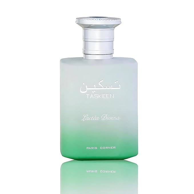 Paris Corner | Taskeen Lactea Divine EDP Perfume 3.4 Fl Oz | Indulge in the Milky Sweetness of Vanilla and Delicate Florals | Ideal for Everyday Elegance and Enchanting Evenings
