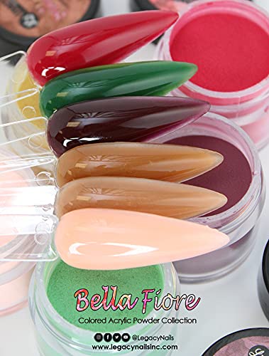 Legacy Nails Professional COLLECTION Acrylic Powder Kit 6 Colors Nail Art Set for Manicure DIY for Dip & Acrylic Nail Extensions (BELLA FIORE COLLECTION)