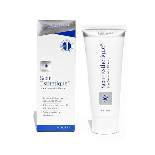 Scar Esthetique Scar Crème with Polypeptides and 10 Anti-Oxidants, 2-Ounces